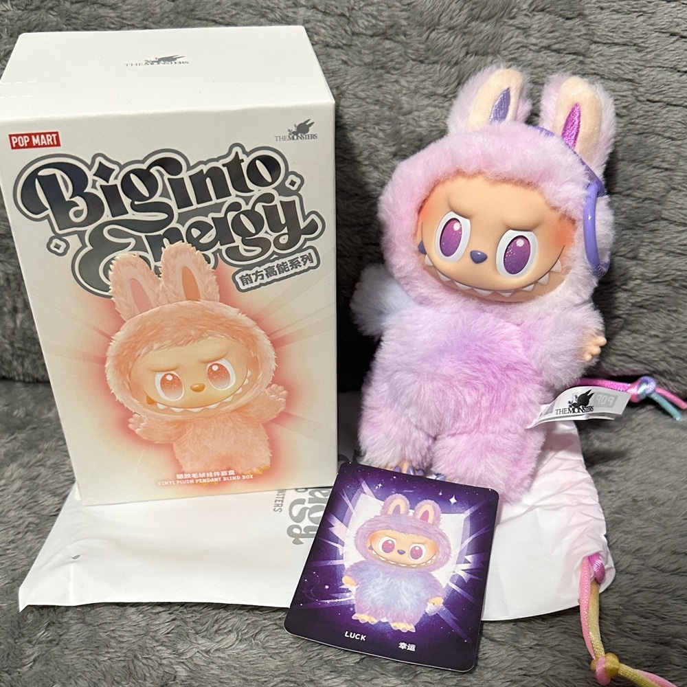 Big Into Energy Plush Pendant Luck